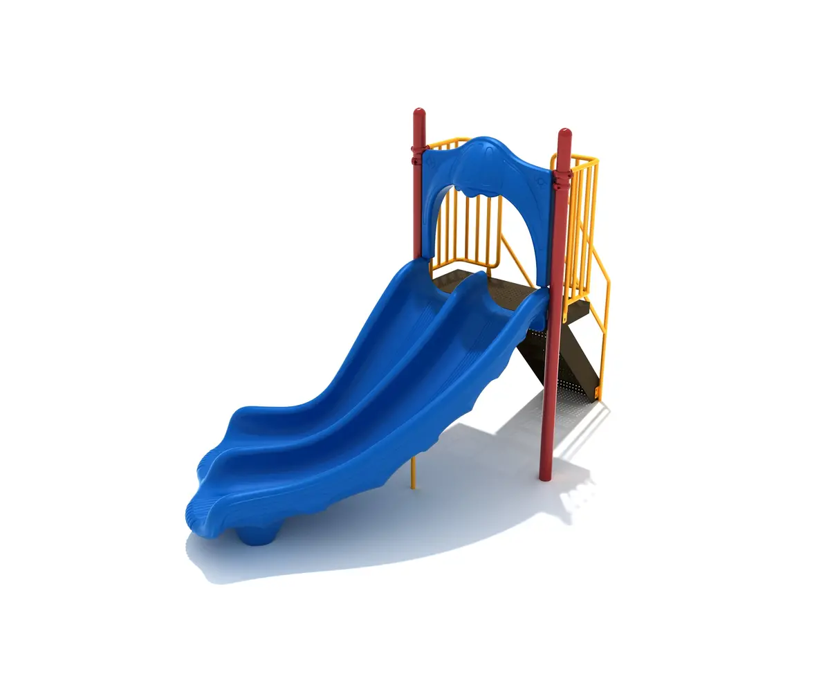 Double Right Turn Slide - 4 Foot Deck 1