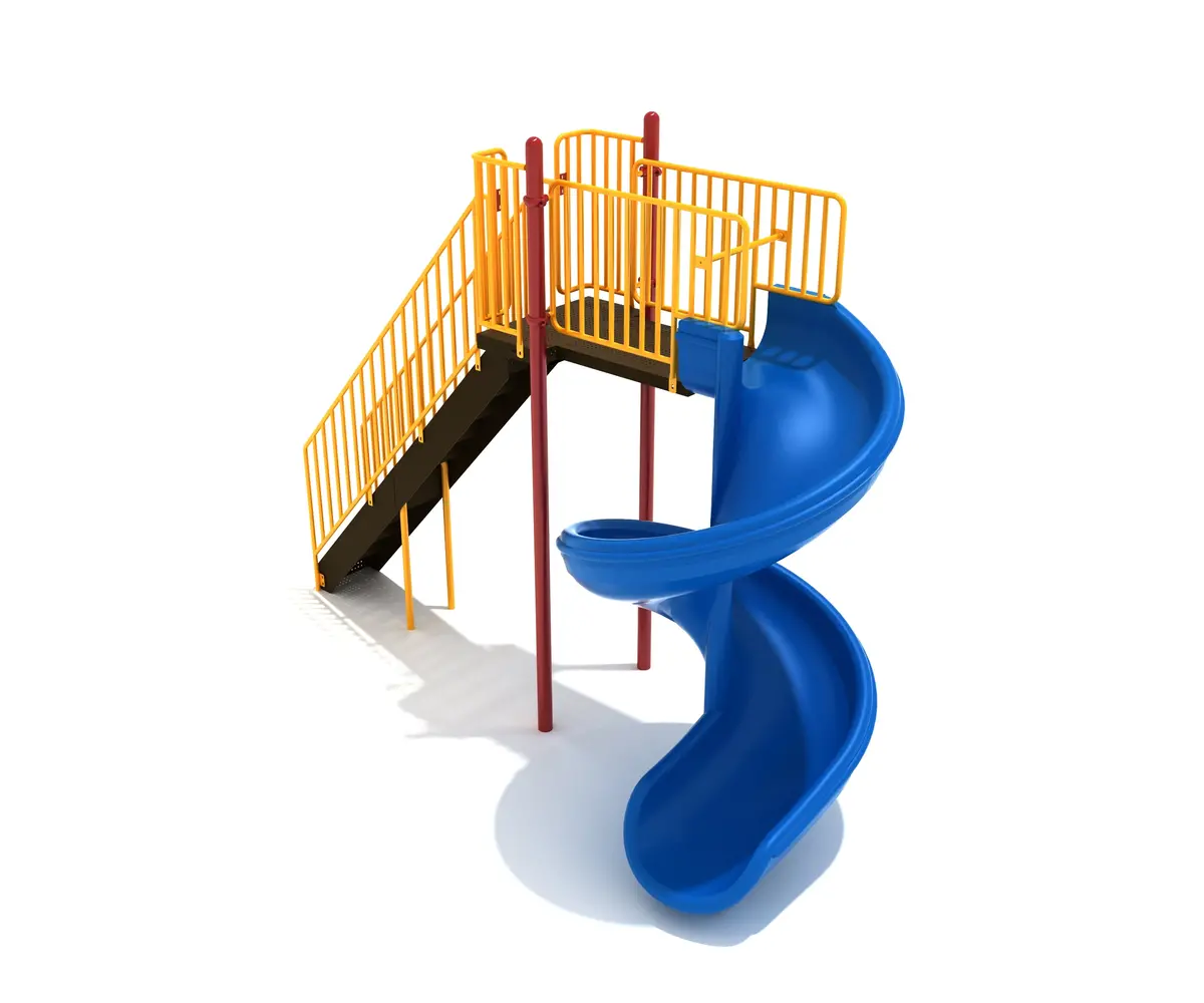 Spiral Slide 8 Foot Deck 1
