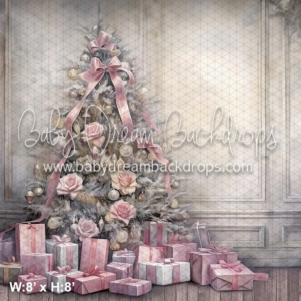 X Drop Pink Ink Wash Christmas (Wm) 1