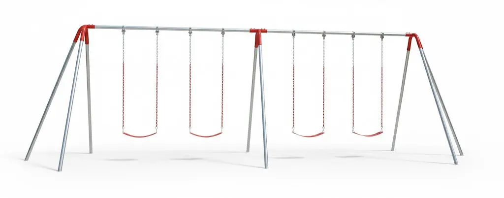 Heavy Duty 8 Foot High Swing Set 1