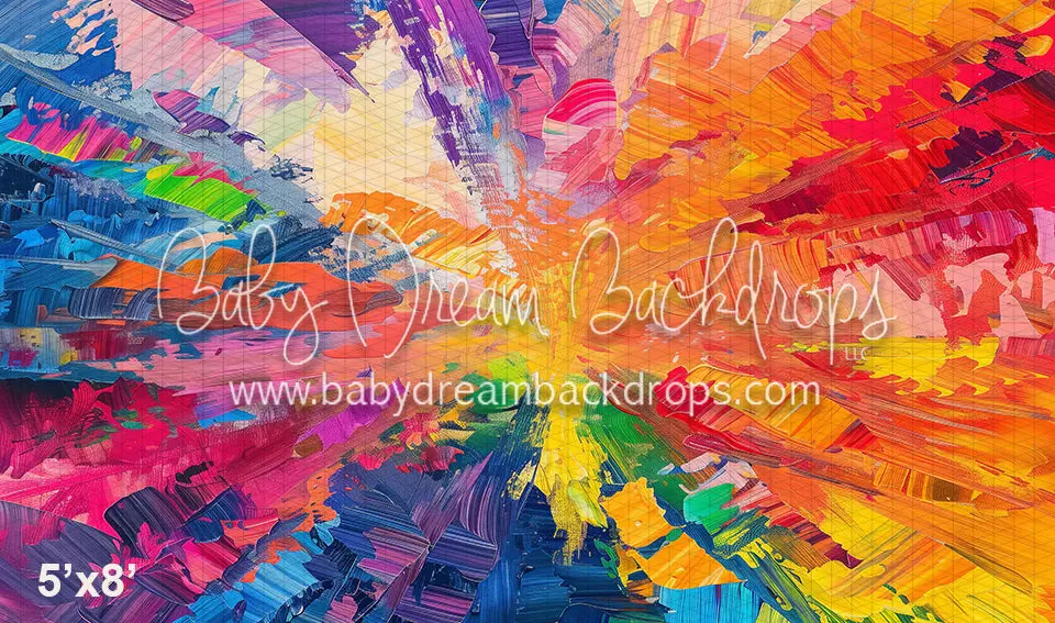 Rainbow Glitch Art (Wm) 1
