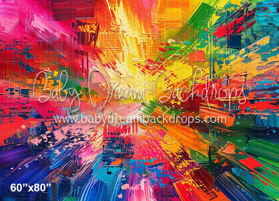 Rainbow Glitch Art Ii (Wm) 2
