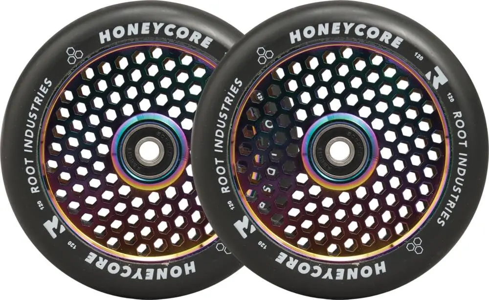 Root Honeycore Black 120Mm 2-Pack Pro Scooter Wheels 1