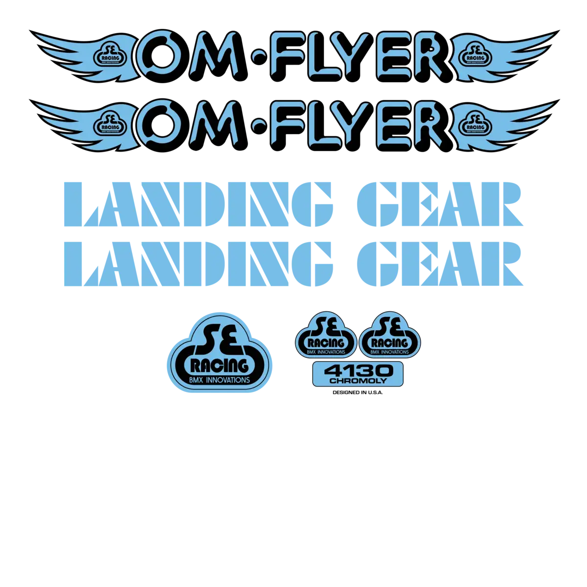 Se Bikes Om Flyer Decal Set 1