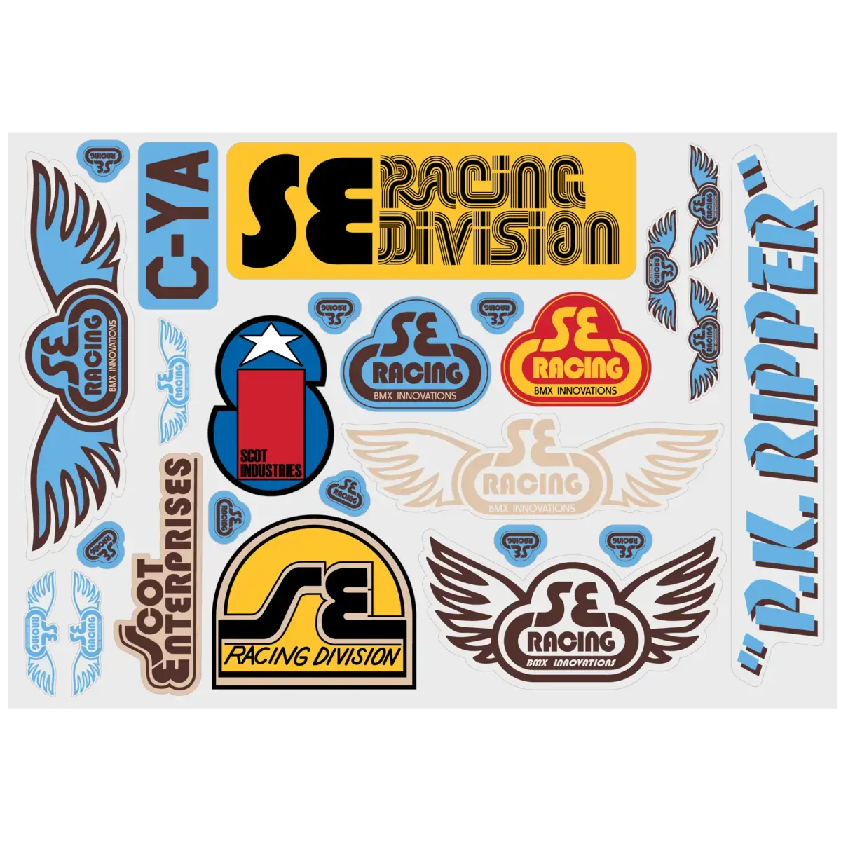 Se Racing Old School Sticker Set 1