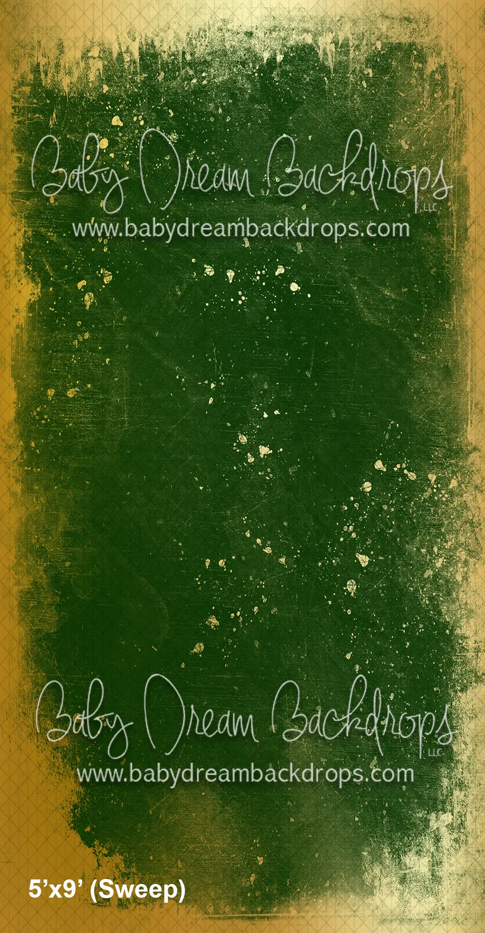 Sweeps Gold Grunge In Jade (Wm) 1