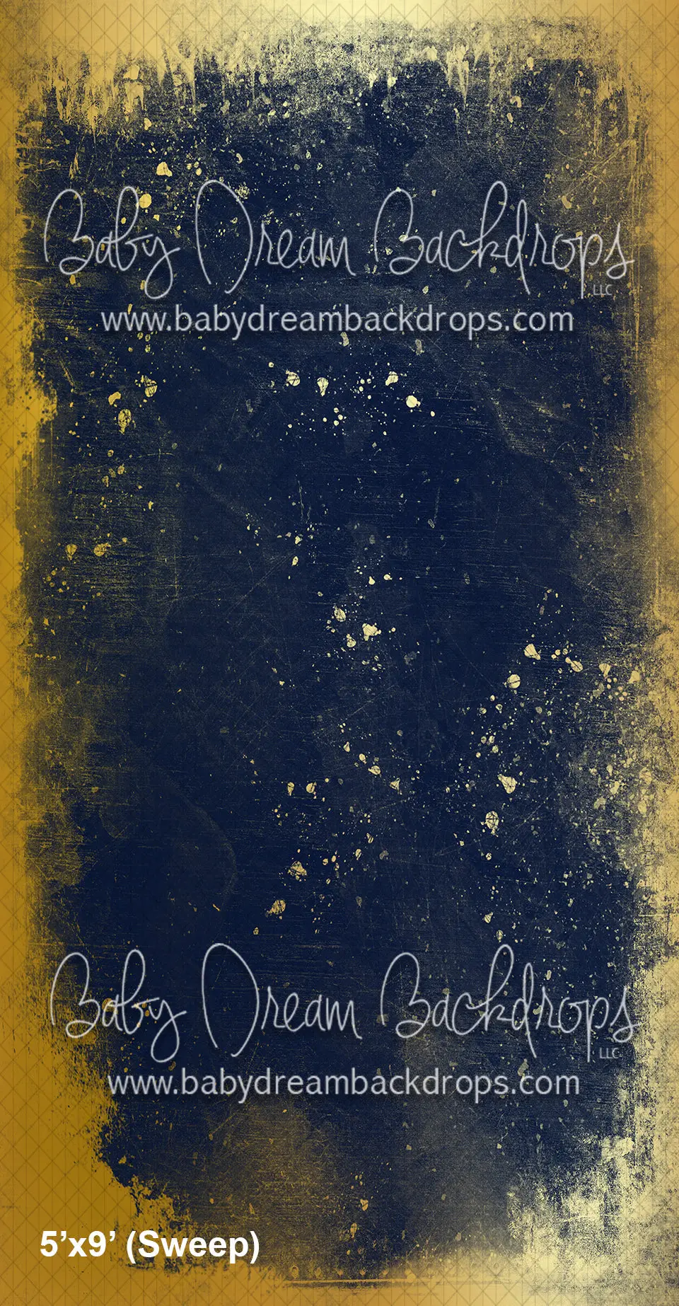 Sweeps Gold Grunge In Midnight (Wm) 1