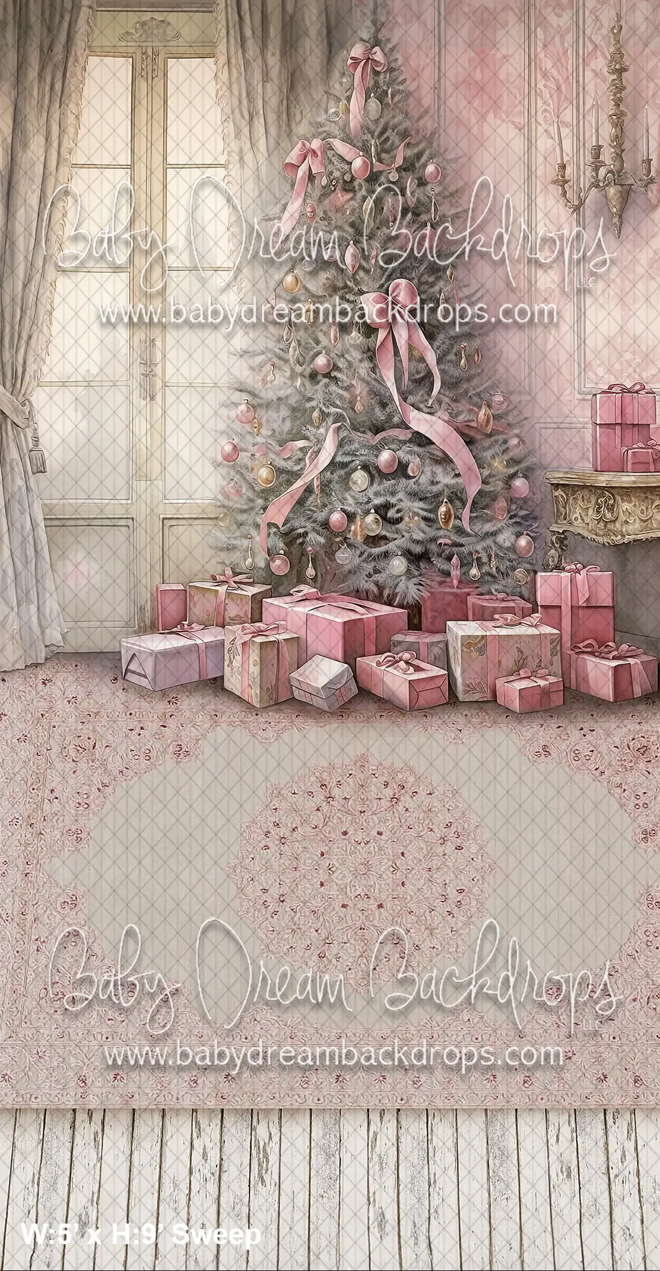 Sweeps Pink Ink Wash Christmas Ii (Wm) 1