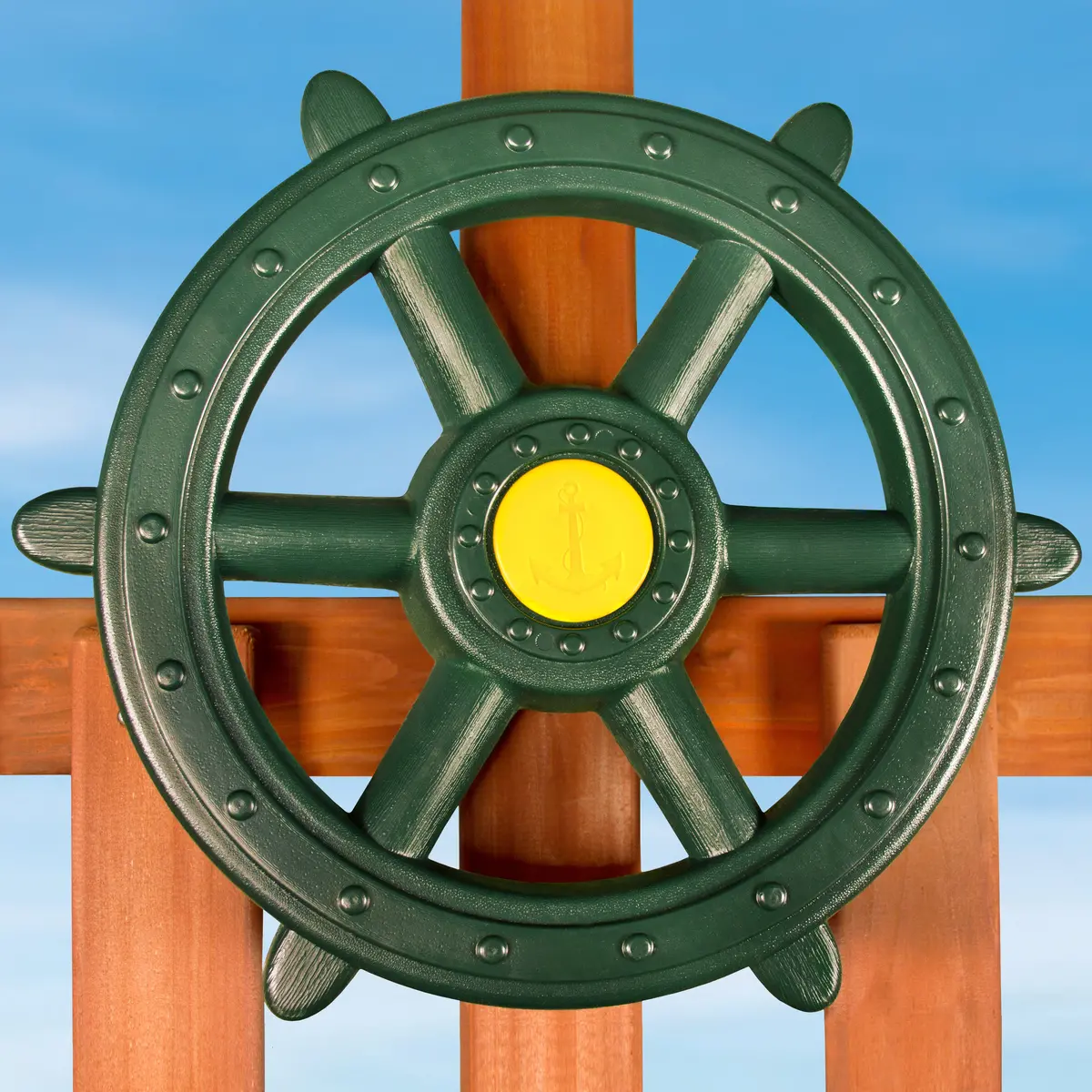 Large Ship's Wheel Swing Set Accessory 1