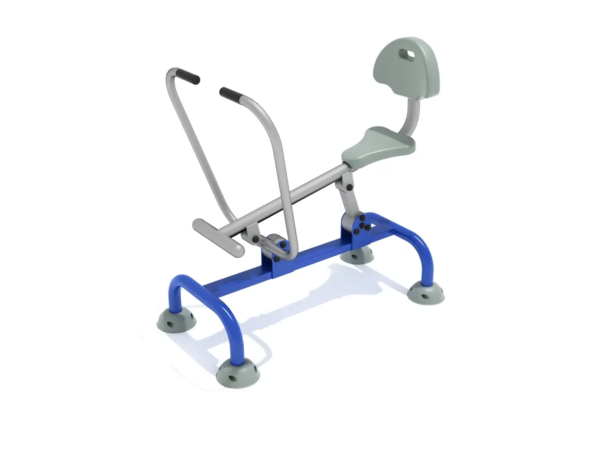 Single Station Rower With Back 1