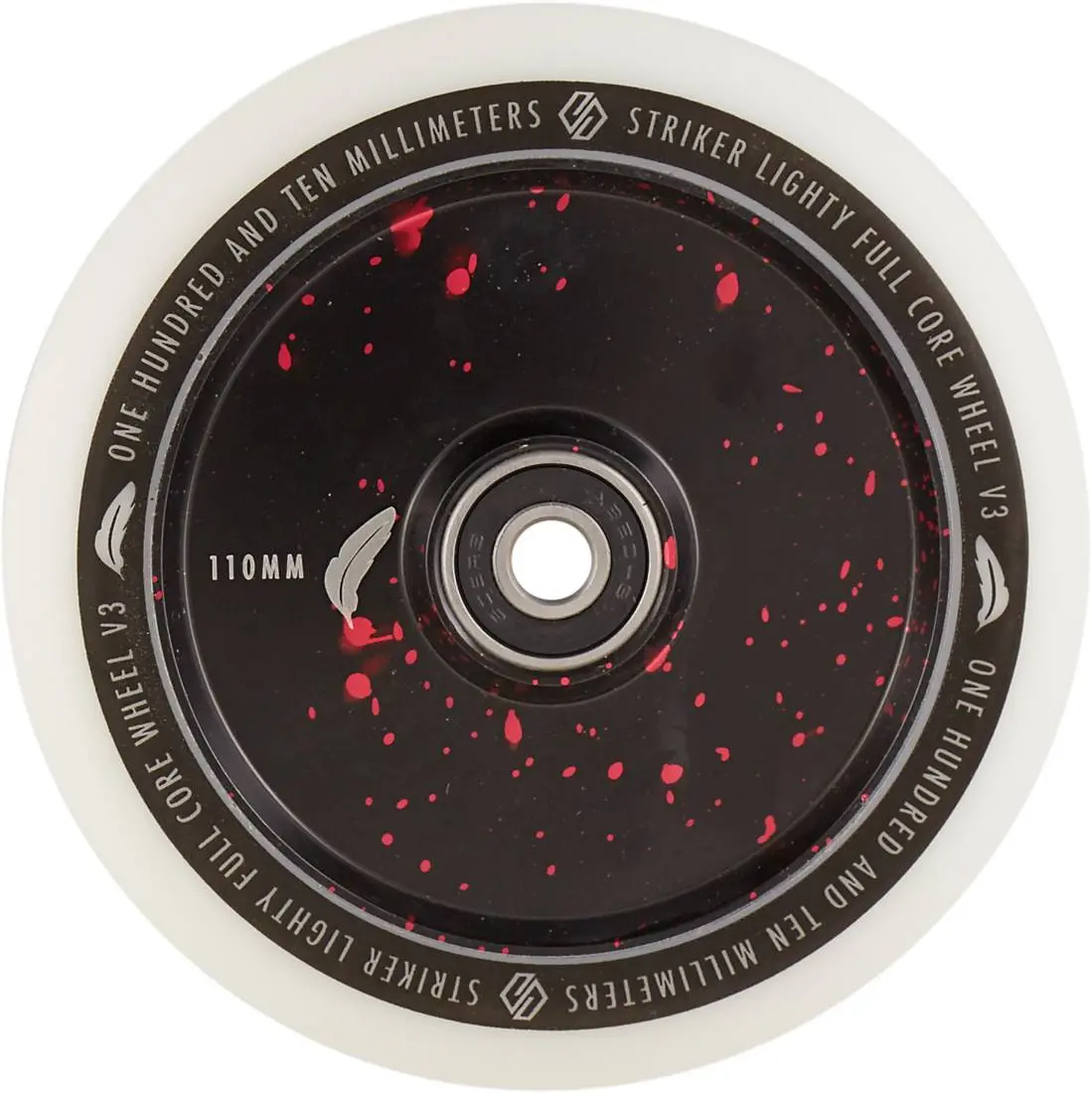 Striker Lighty Full Core V3 White Pro Scooter Wheel 6