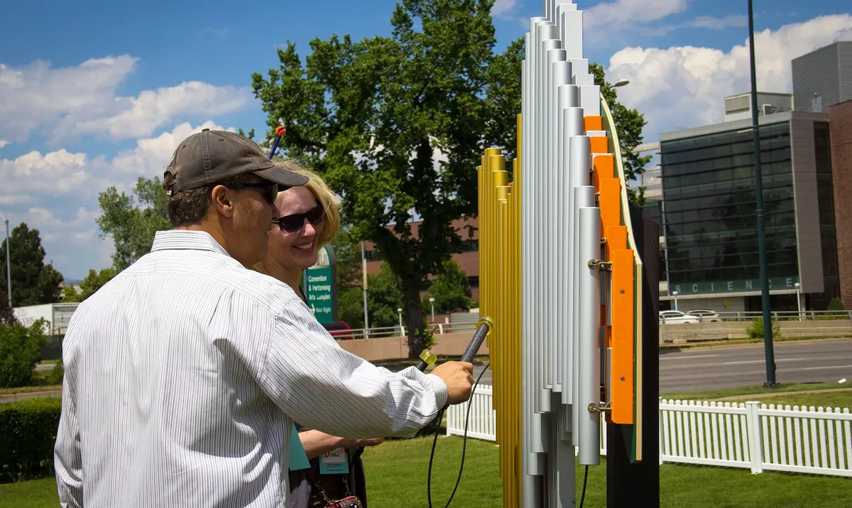 Swirl Outdoor Musical Park Instrument - Freenotes Harmony Park 1