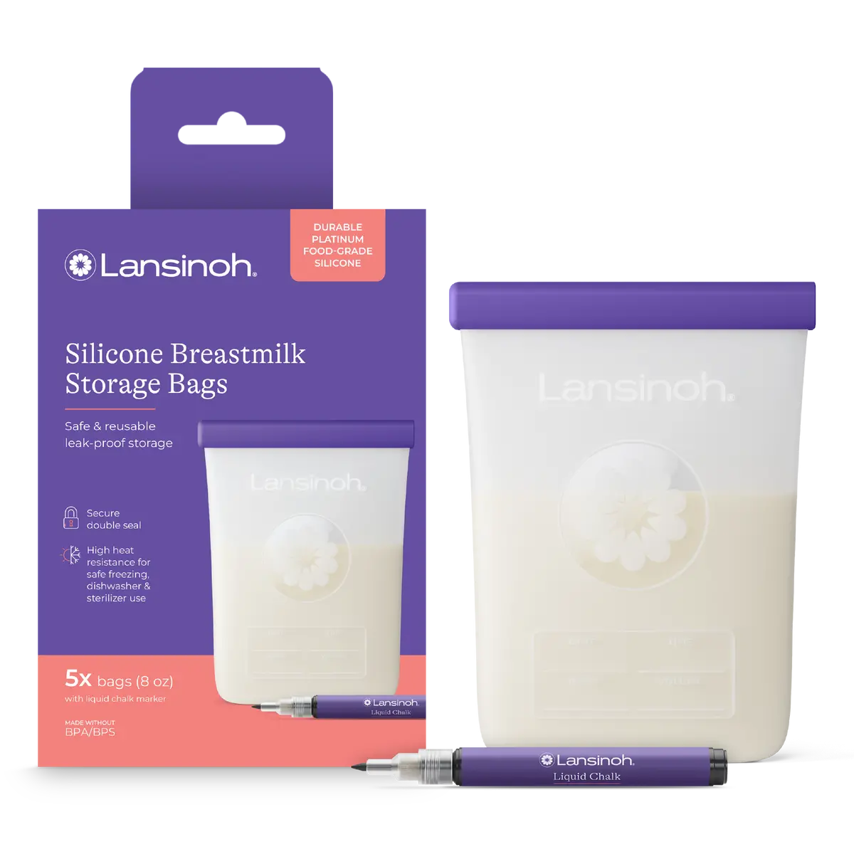 Silicone Breastmilk Storage Bags 1