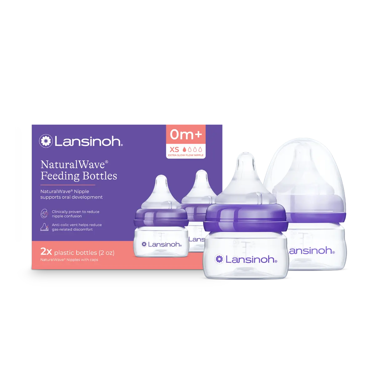 Baby Bottles 2Oz (2 Pack) 1