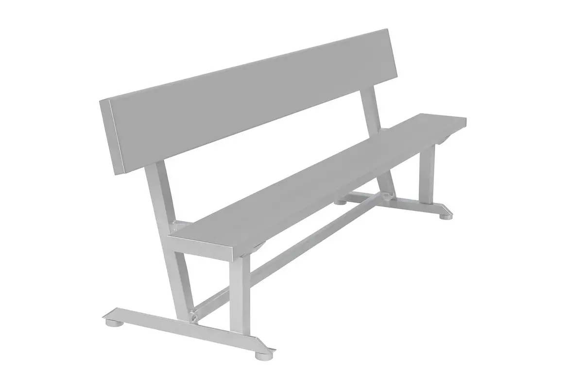 Portable Bench With Backrest 1