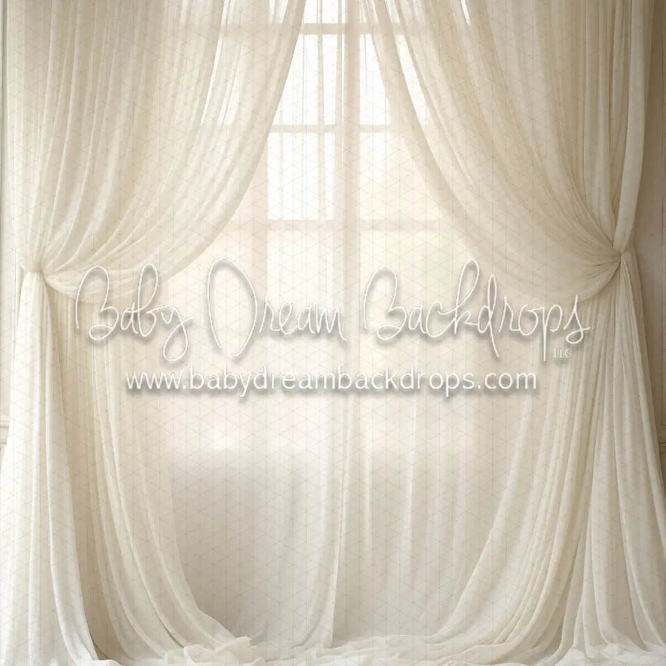 Vera Draped Window Panel – Medium Size
