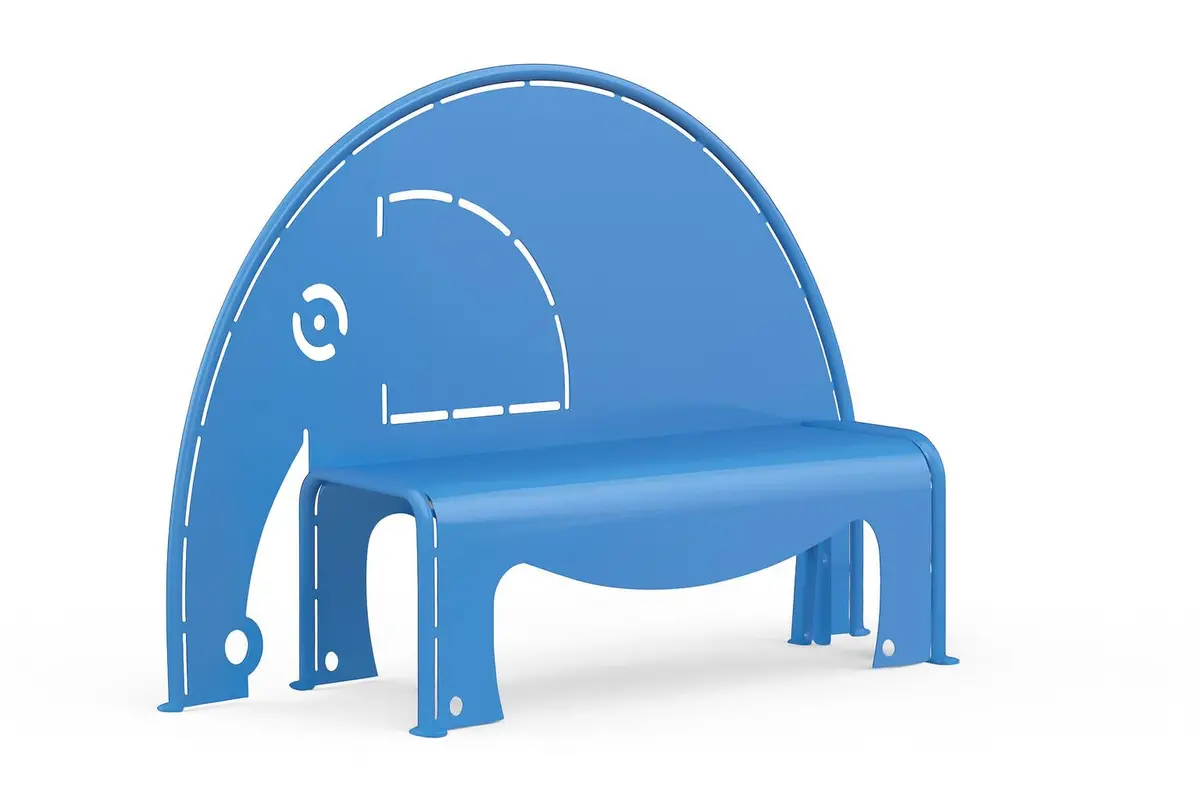 4' Elephant Bench 1