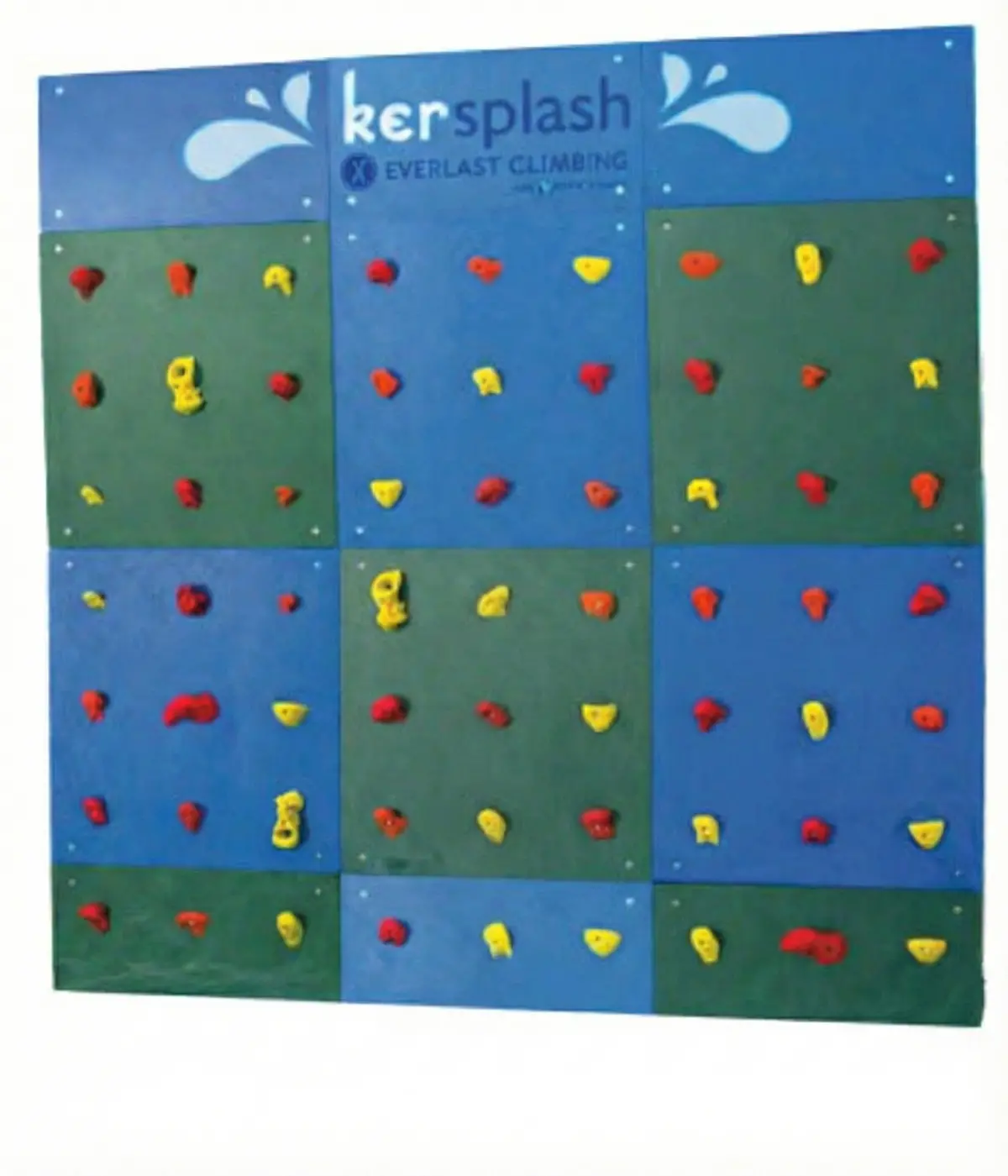 Kersplash Solid Color Pool Climbing Wall 1