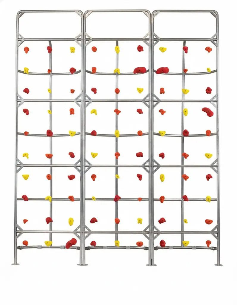 Kersplash Crystal Clear Pool Climbing Wall 1