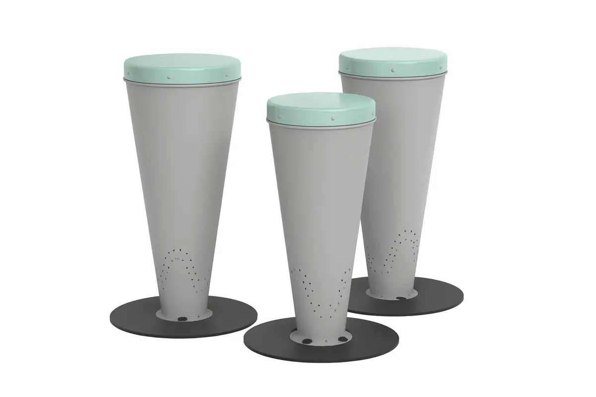 Bossa Nova Drums Set - 3 Powder Coated Steel 1
