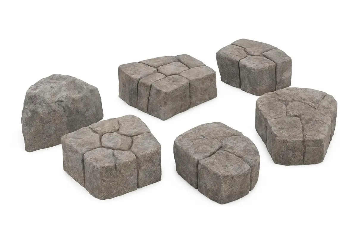 Hop Rocks Steppers - Set Of 6 1