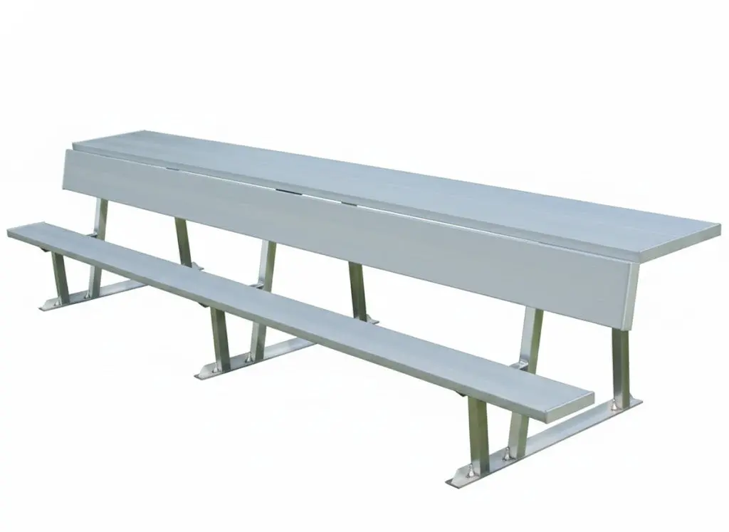 Portable Bench With Backrest & Shelf 1