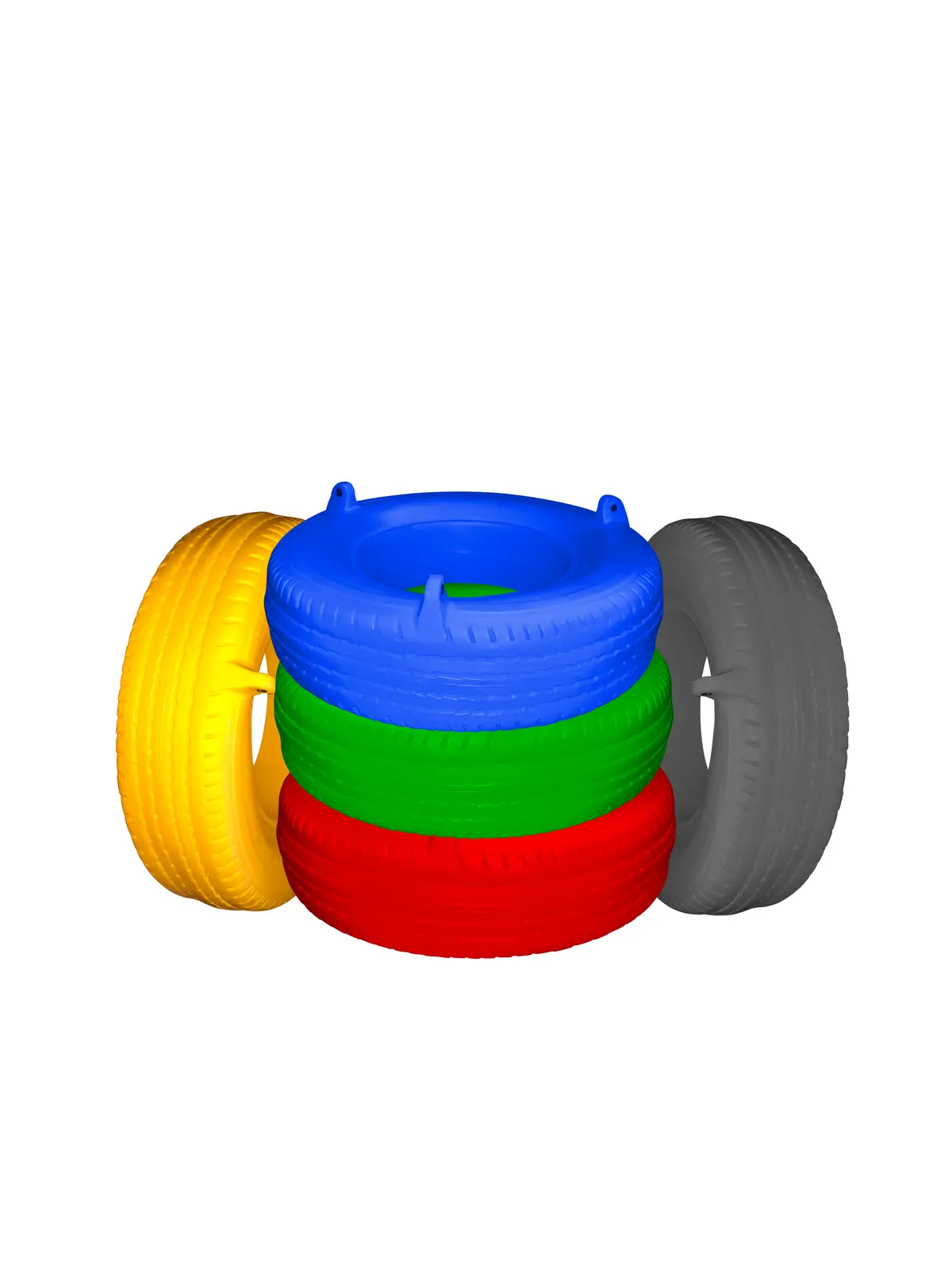 Plastic Tire Swing 1