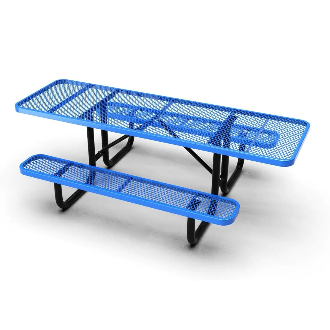 8' Rectangular Ada Commercial Picnic Table 1
