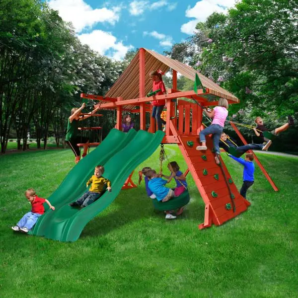 Sun Climber Extreme Wooden Swing Set 2