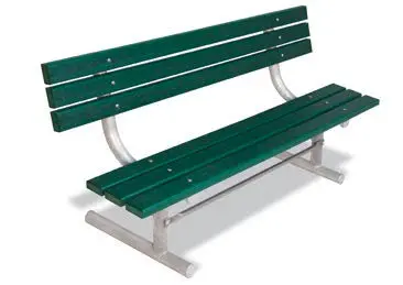 Extra Heavy Duty Recycled Plank Park Bench 1