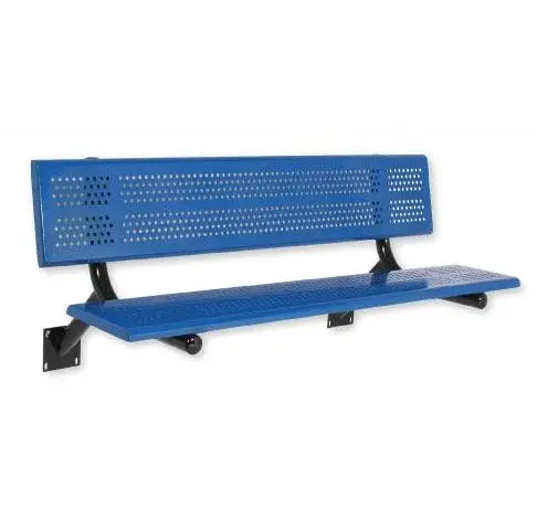 Team Bench Perforated Steel 1