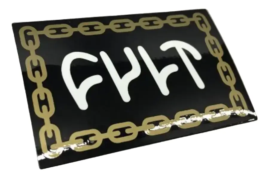 Cult Chain Logo Decal 1