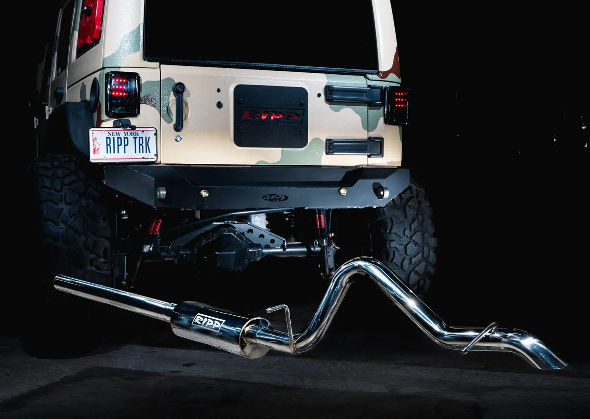2007 - 2018 Jeep Wrangler Jk Catback Exhaust Kit 1