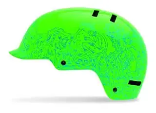 Giro Surface Helmet (Large, Neon Green/Cyan Creatures) 1