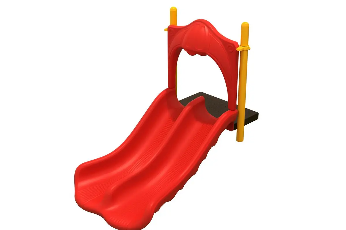 3 Foot Double Straight Embankment Slide 1