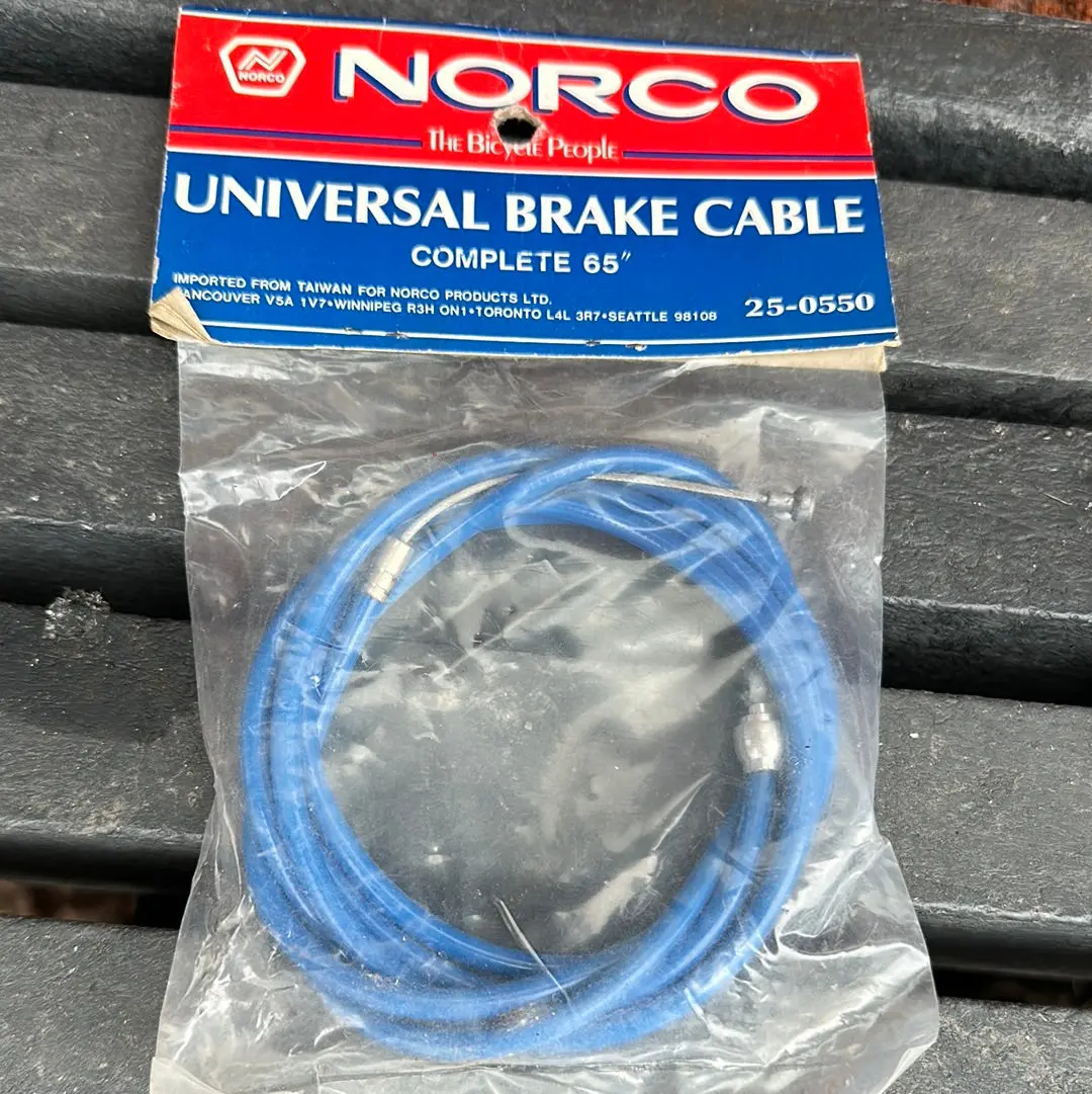 Nos Norco Universal Brake Cable Blue 65” 1