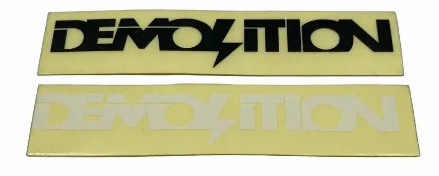 Demolition Sticker 3” 1