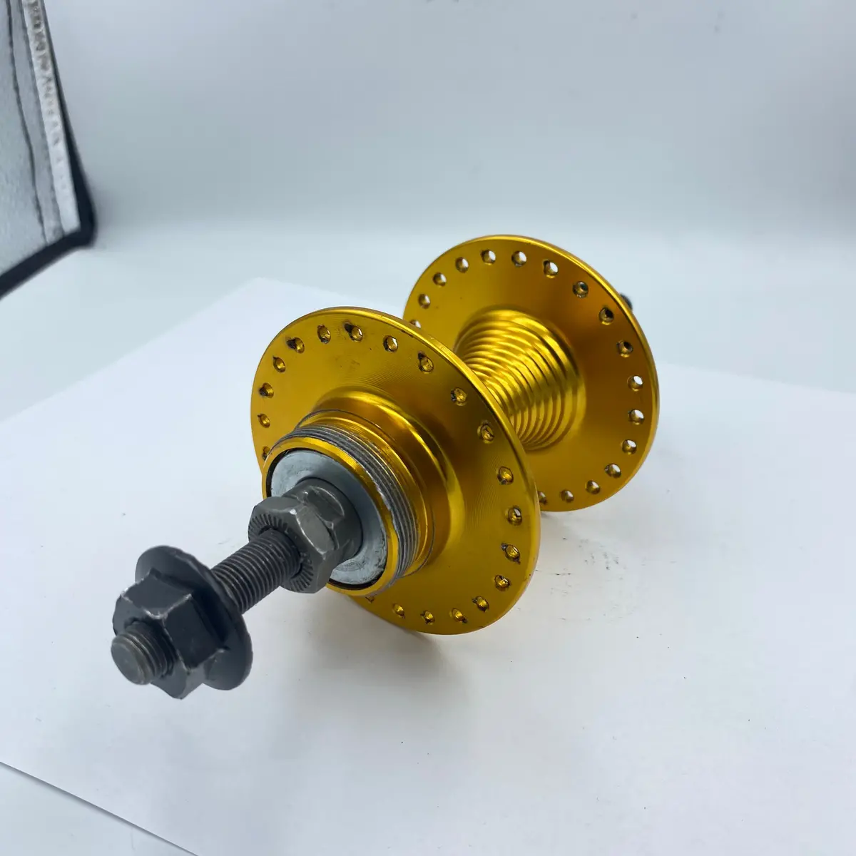 Used 48H Rear Hub 3/8 Axle Gold 1
