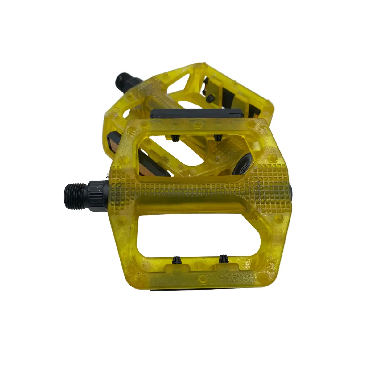 Used Translucent Yellow Pedals 9/16 1