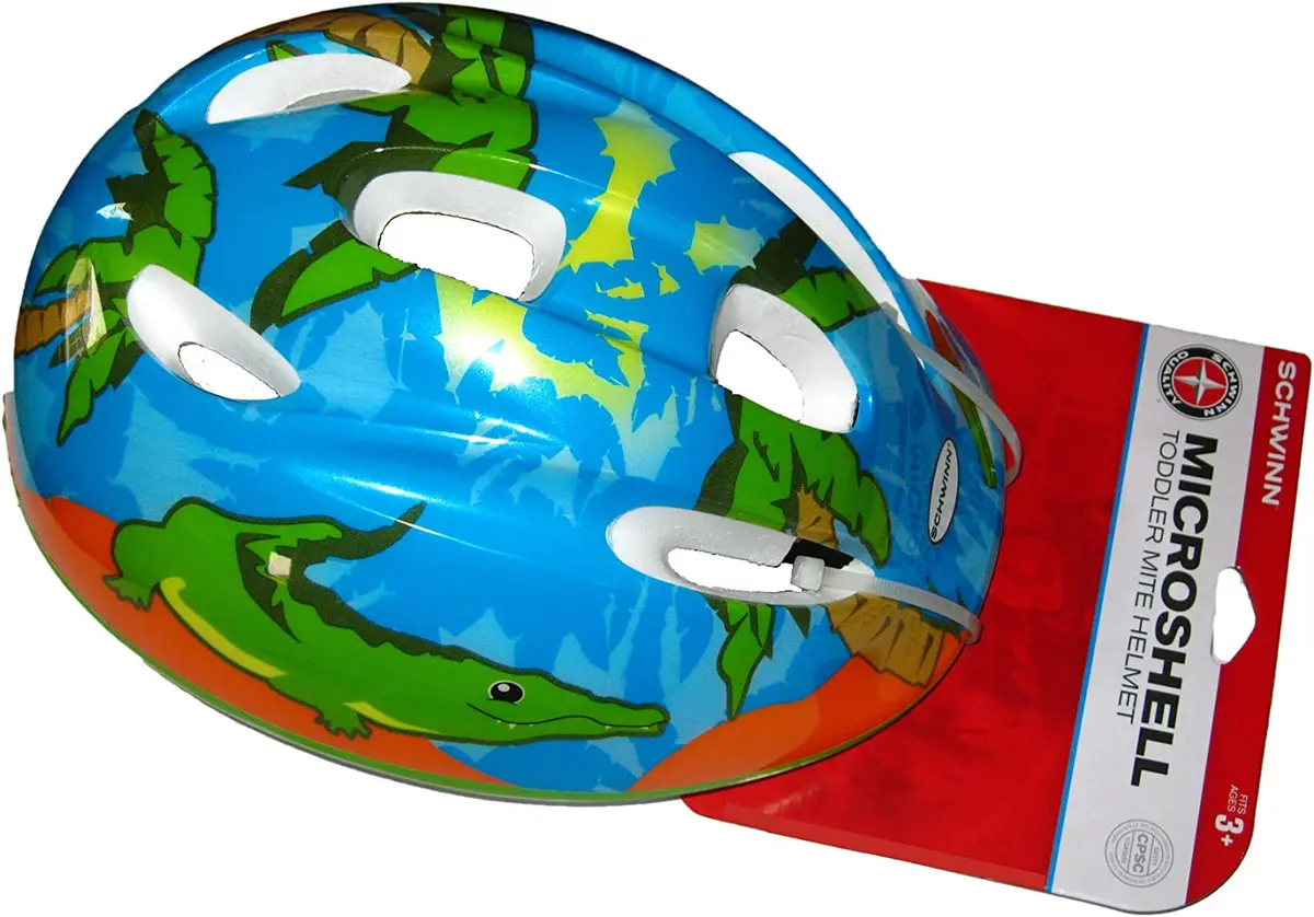 Schwinn Microshell Mite Toddler Helmet +3 Years Alligator 1