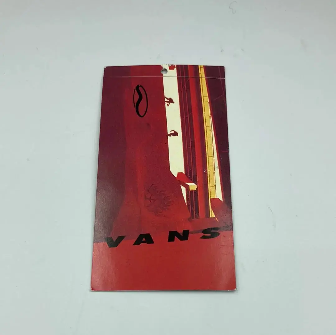 2000S Vans Shoe Tag Sticker 4” 1
