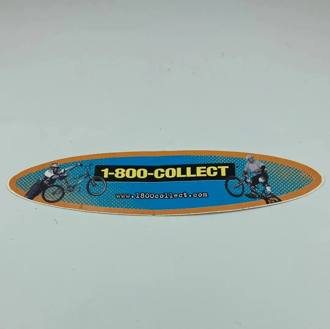 Mid School Dk 1-800-Collect Sticker 6” 1