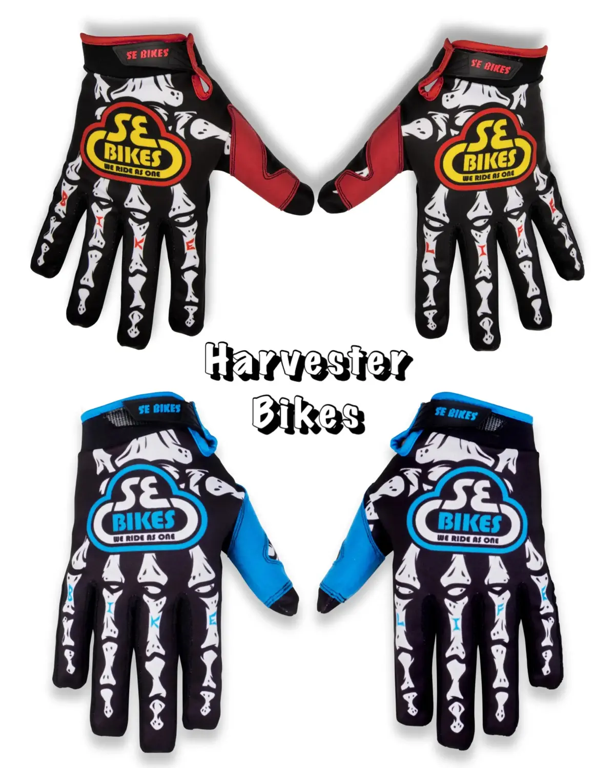 Se Skeleton Bike Life Gloves 1