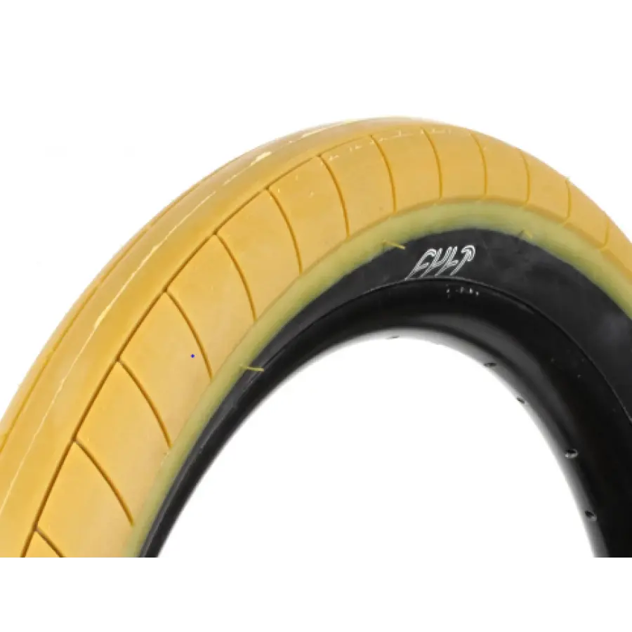 Cult Juvenile Dehart Slic 12"X2.20" Tire - Gum W/Black Sidewall (Pair) 1