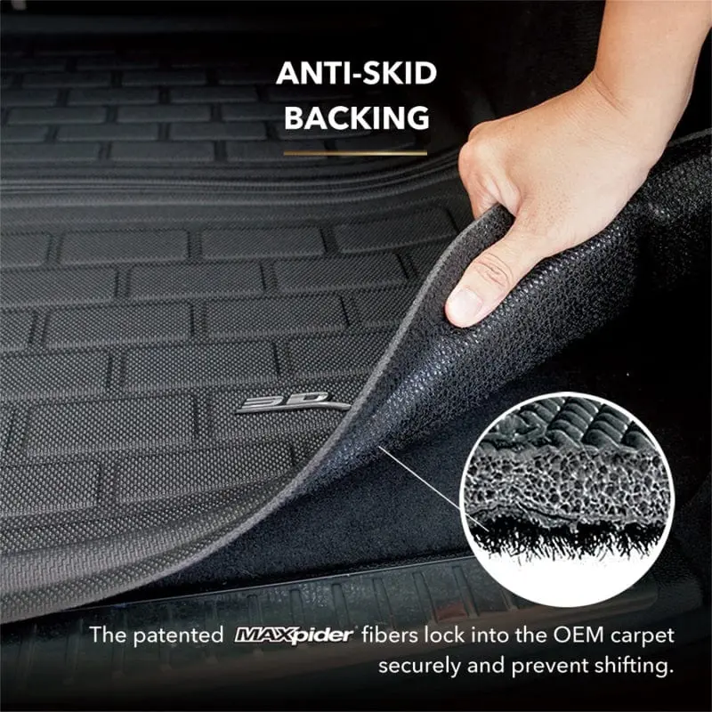 3D Maxpider 21-24 Tesla Model 3 Kagu Seatback Protector - Black 1