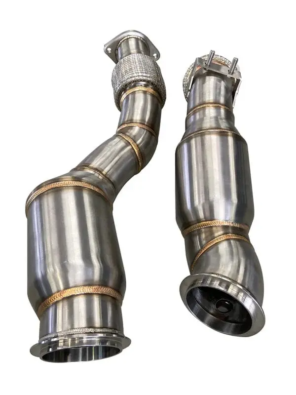 Active Autowerke Bmw S58 F97/F98 X3m/X4m Downpipes W Gesi Cat 1