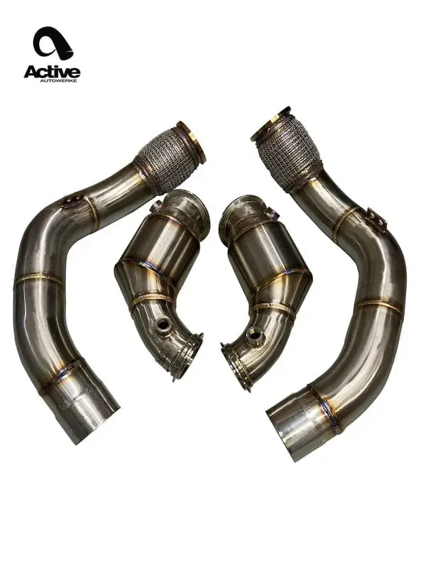 Active Autowerke F90 M5/M8 X5m/X6m Catted Downpipes 1