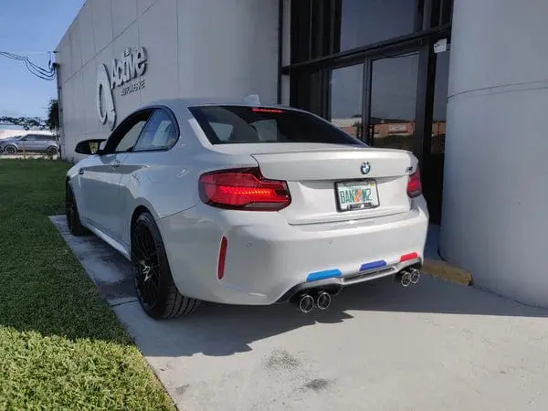 Active Autowerke Bmw F87 M2 Competition Signature Exhaust System Includes Active F-Brace 1