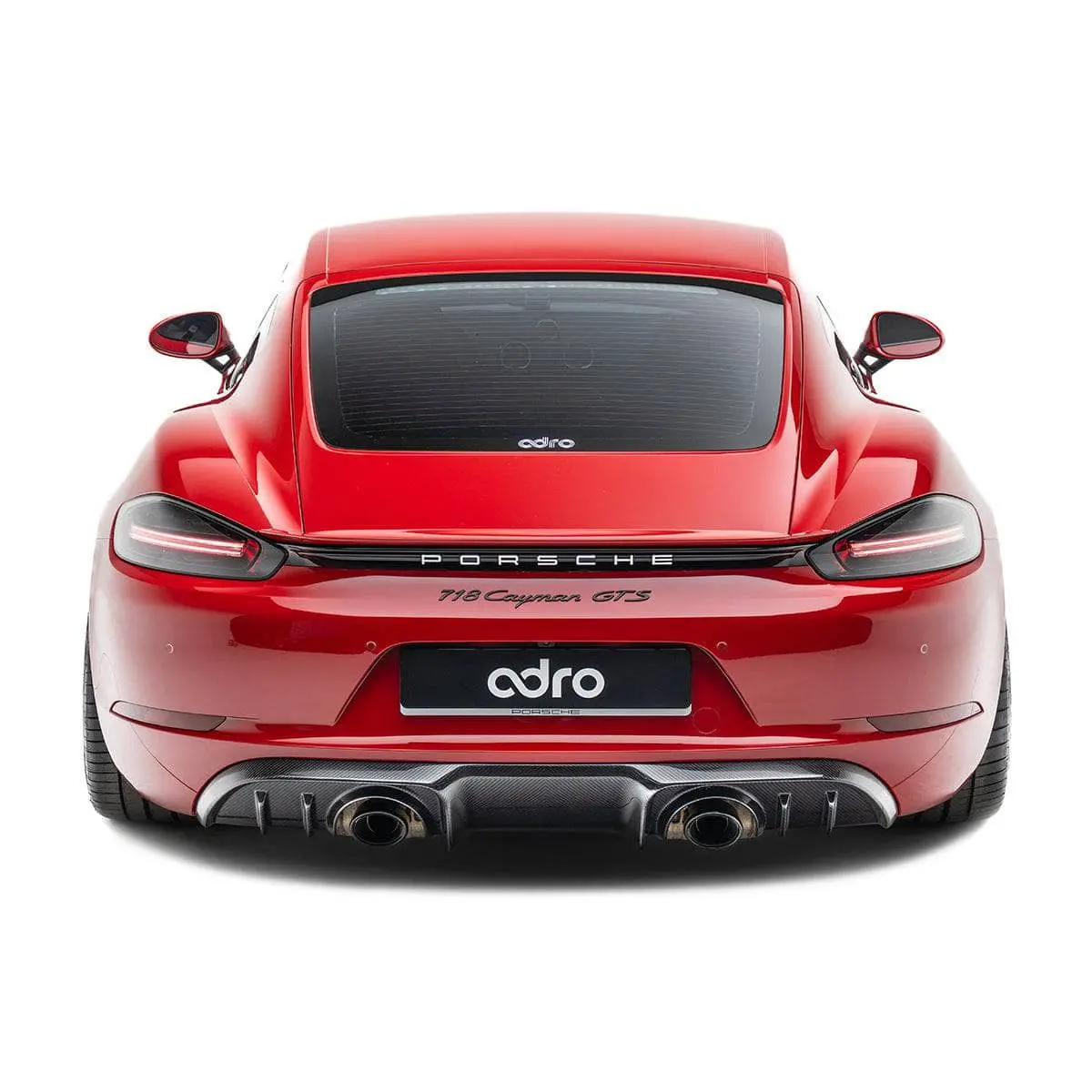 Porsche 718 Prepreg Carbon Fiber Rear Diffuser 1