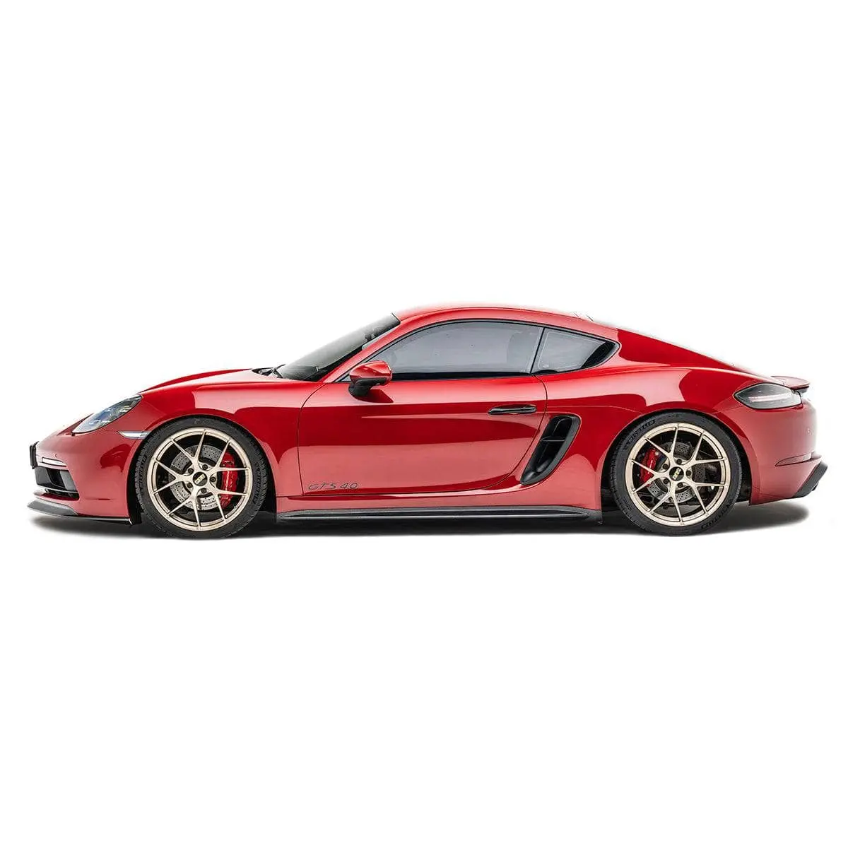 Porsche 718 Prepreg Carbon Fiber Side Skirts 1